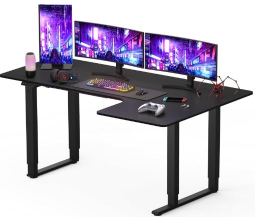 flexispot ergonomic l shaped gaming desk uk