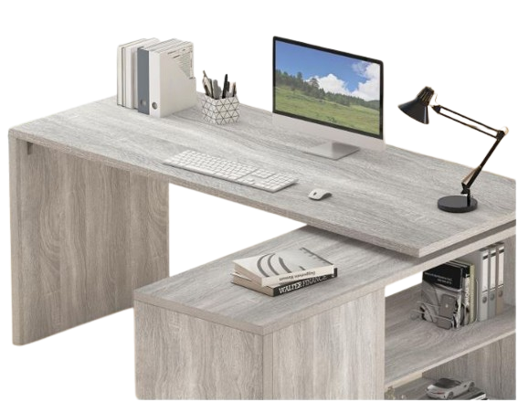 executive modern corner desk with storage 