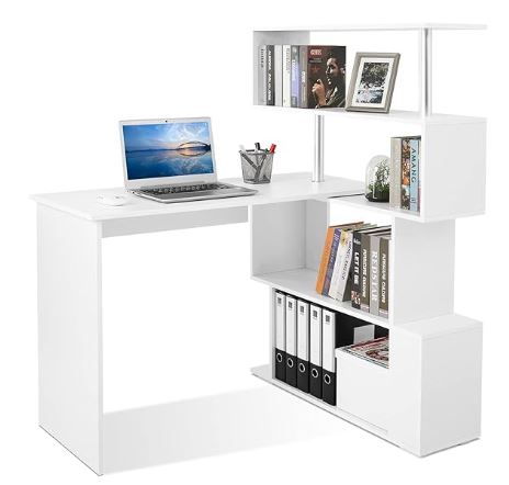 mondeer modern l shaped desk