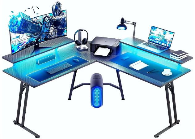 precision synergie cheap corner gaming desk