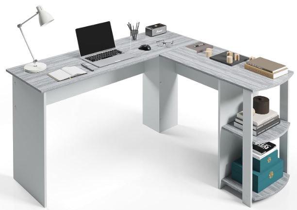 techni mobili modern l shaped desk